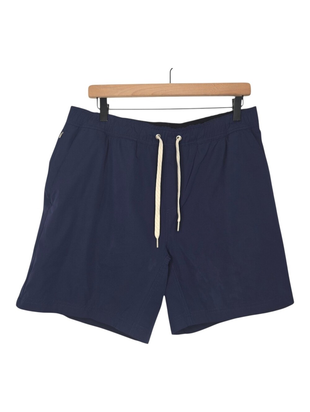 Wowie Mens Navy Blue Active Lined Nomad Shorts Size Large